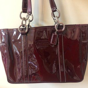 Coach Red Patent Leather handbag